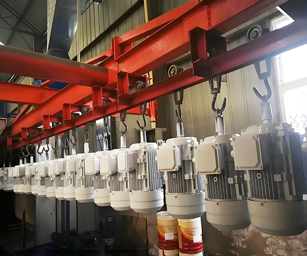 山東某機電企業噴漆流水線升級案例